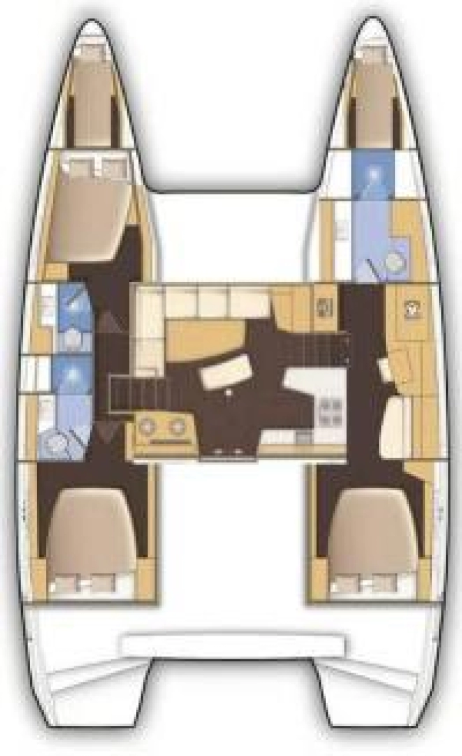 Lagoon Lagoon 42 między profesjonalistami a osobami prywatnymi w Sibenik