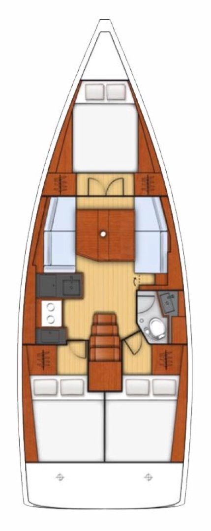 Wynajem Żaglowiec w Biograd na Moru - Bénéteau Oceanis 38.1