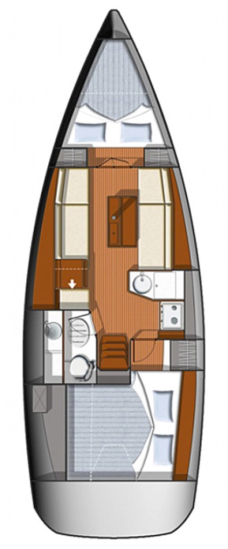 Wynajem łodzi Gouvia tanio Sun Odyssey 33i
