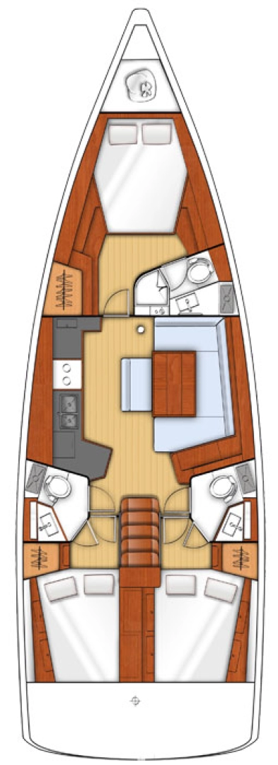 Wynajem łodzi Bénéteau Oceanis 45 w Goecek na SamBoat 