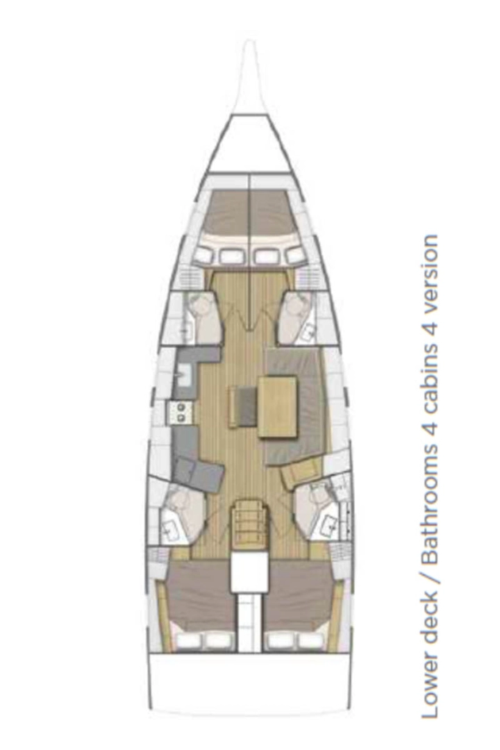 Wynajem łodzi Komolac tanio Oceanis 46.1