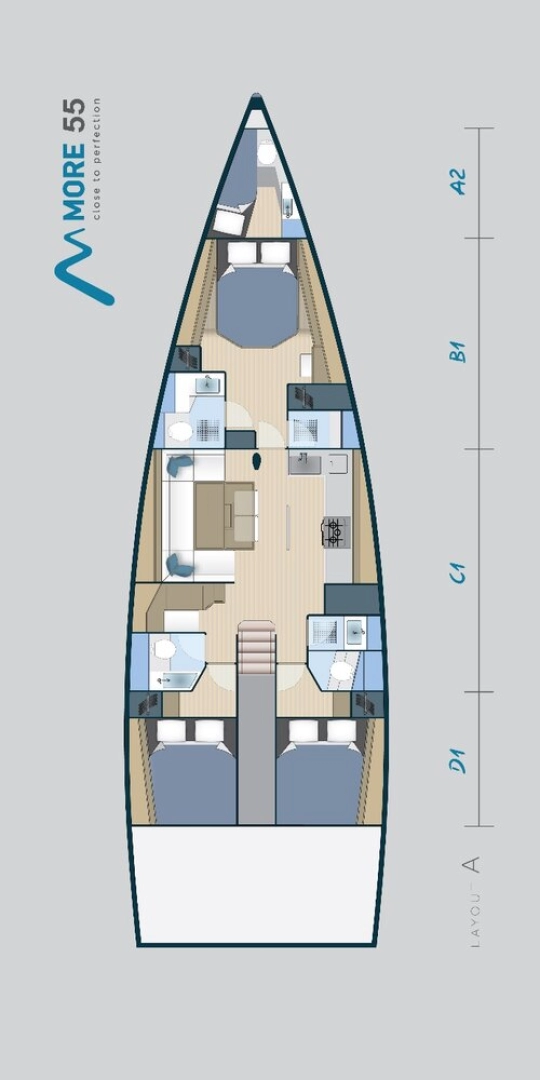 Wynajmij More Boats More 55 w Donji Seget