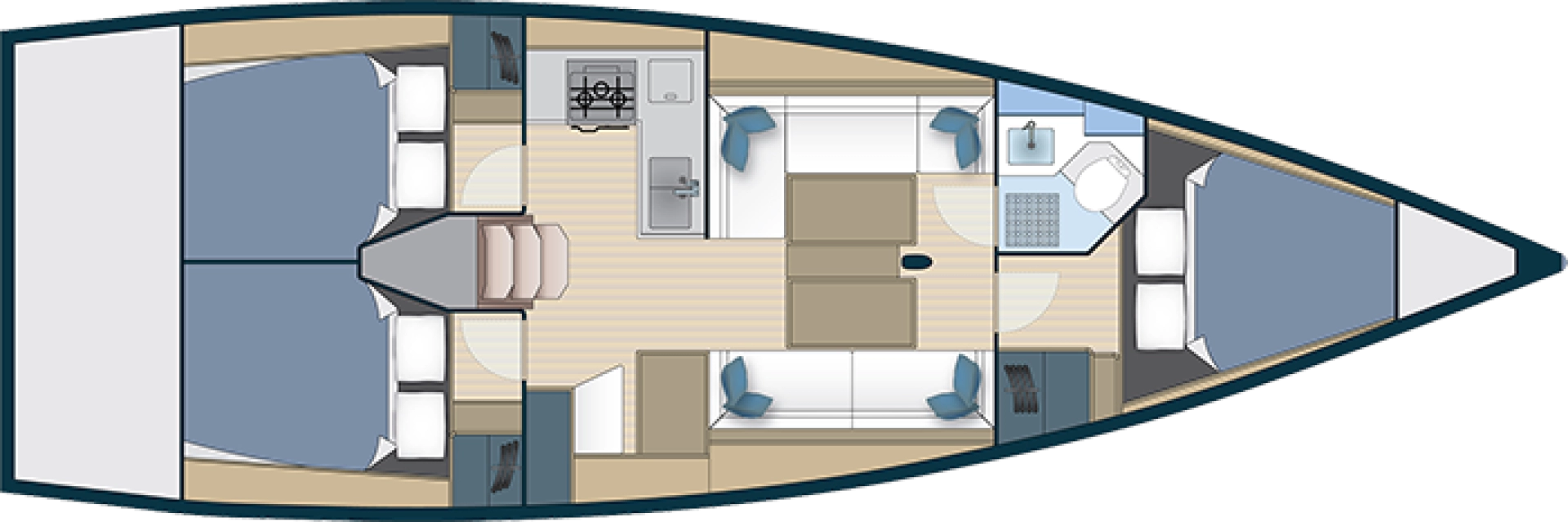 Wynajmij Żaglowiec z lub bez skippera More Boats w Biograd na Moru