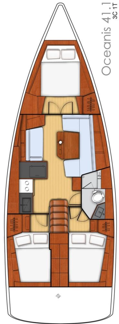 Wynajmij Bénéteau Oceanis 41.1 w Biograd na Moru