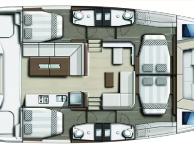 Wynajem łodzi Bali Bali Catspace Voile w Lefkáda na SamBoat 