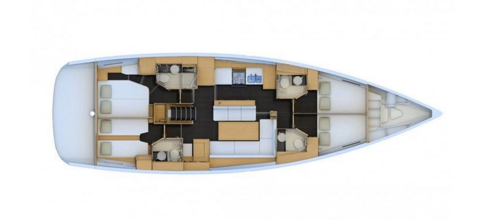 Jeanneau Jeanneau 54 między profesjonalistami a osobami prywatnymi w Kos