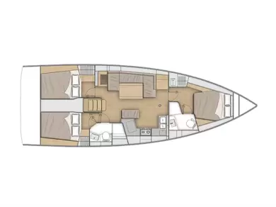 Wynajem Żaglowiec w Lefkáda - Bénéteau Oceanis 40.1