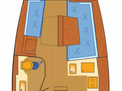 Wynajem Żaglowiec Hanse z patentem 