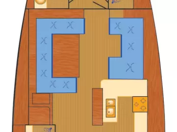 Wynajem Żaglowiec w Biograd na Moru - Hanse Hanse 588