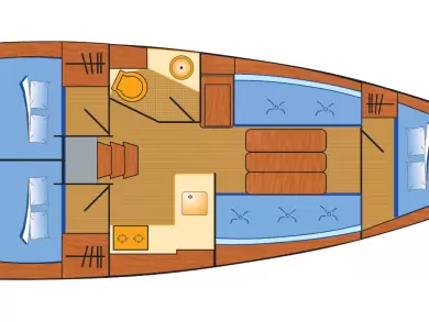 Wynajem łodzi Jeanneau Sun Odyssey 349 w Biograd na Moru na SamBoat 