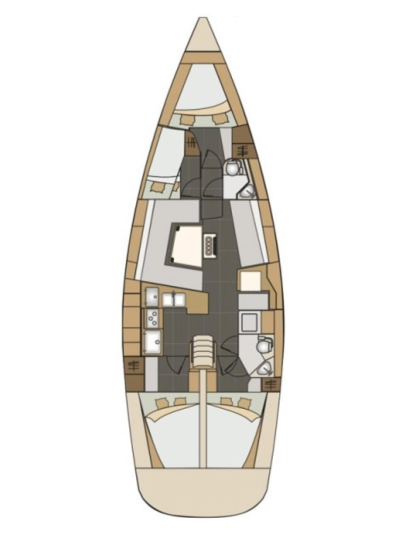 Wynajem Żaglowiec Elan z patentem 