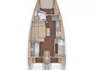 Dufour Dufour 430 między profesjonalistami a osobami prywatnymi w Primosten