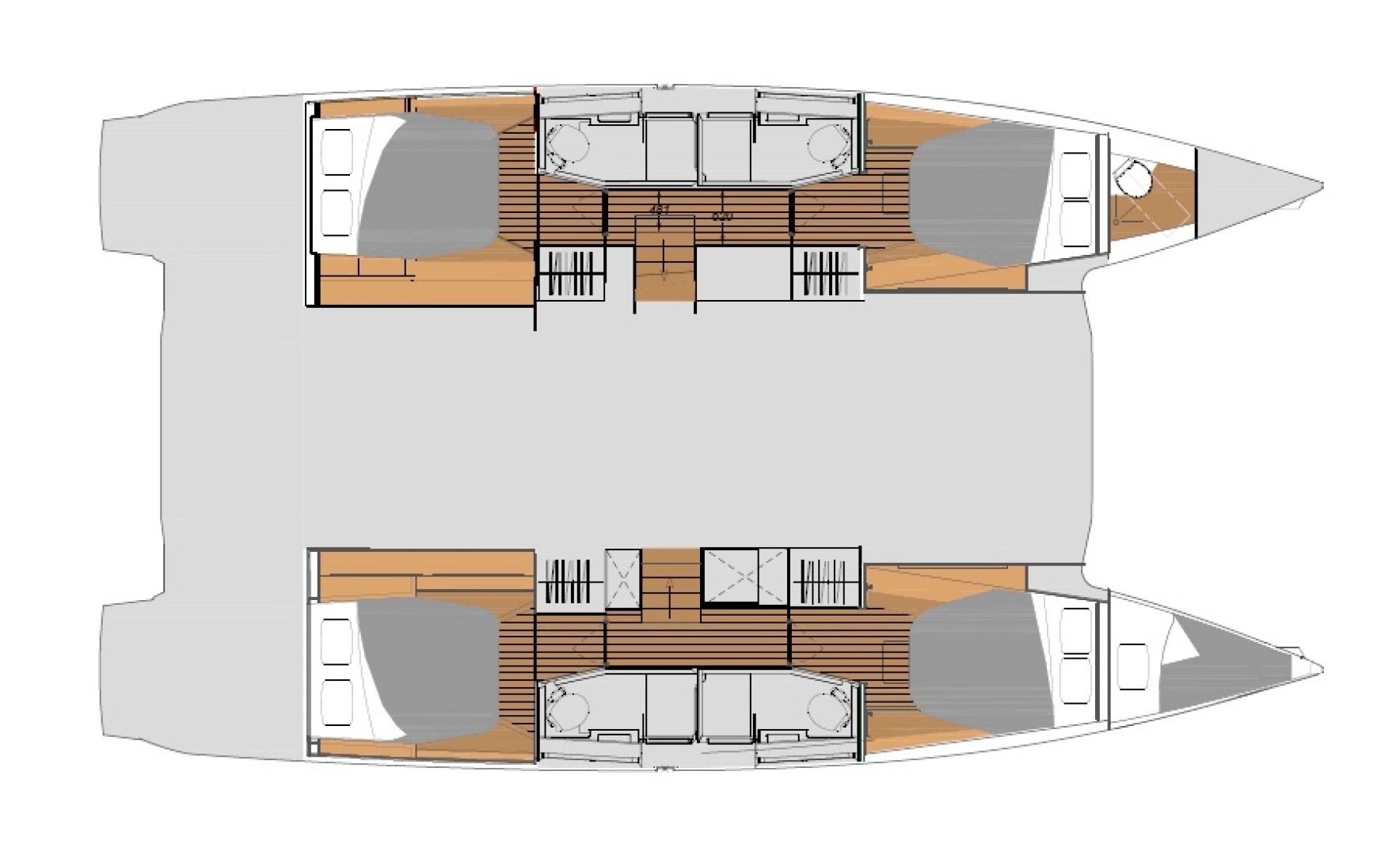 Wynajmij Fountaine Pajot Elba 45 w Donji Seget