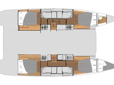Wynajmij Fountaine Pajot Elba 45 w Donji Seget