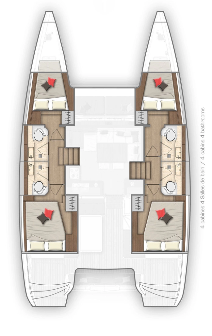 Wynajem Katamaran w Biograd na Moru - Lagoon Lagoon 40