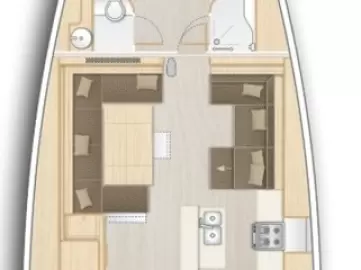 Hanse Hanse 588 między profesjonalistami a osobami prywatnymi w Piraeus