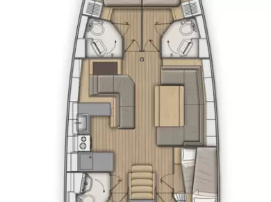 Wynajem łodzi Kos tanio Oceanis 51.1