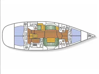 Wynajem łodzi Lavrio tanio Sun Odyssey 49 DS