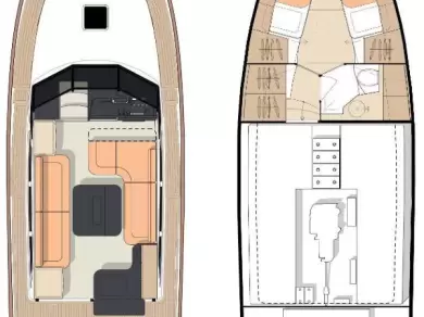 Wynajem Luksusowy jacht w Punat - Greenline Yachts Greenline 33