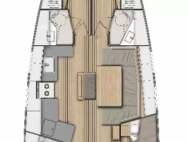 Wynajem Żaglowiec w Rogac - Bénéteau Oceanis 46.1