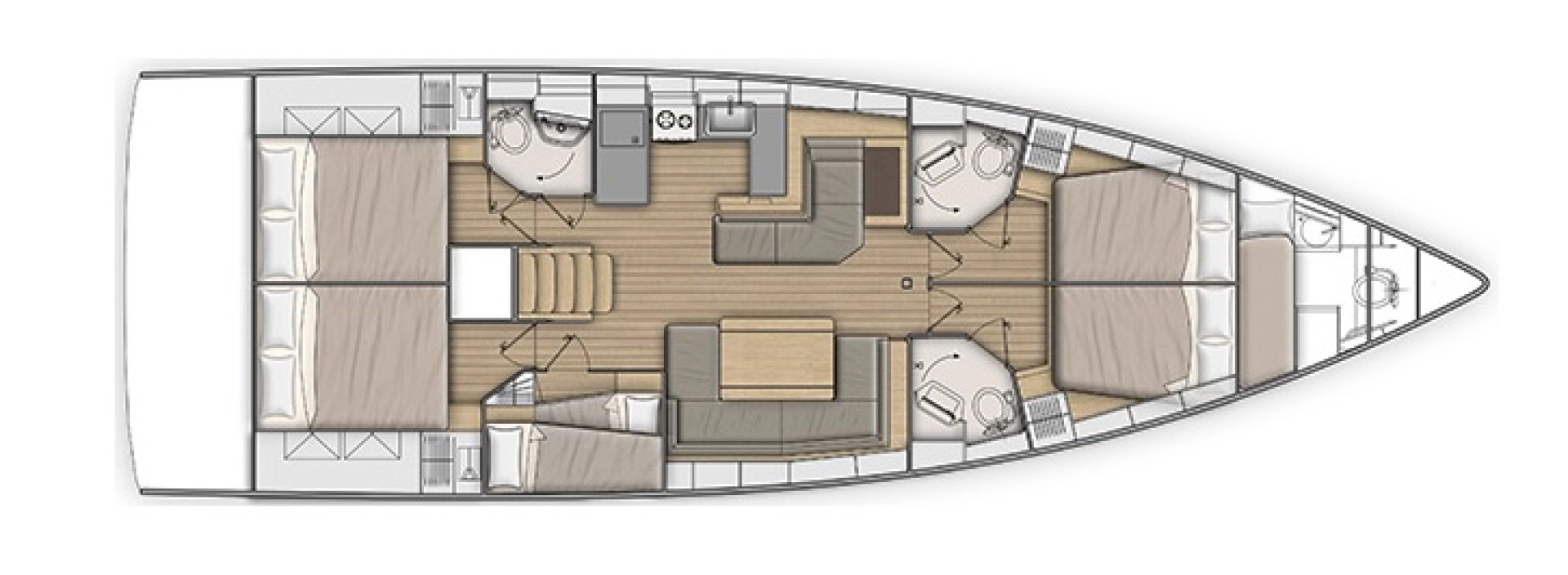 Wynajem łodzi Bénéteau Oceanis 51.1 w Sukosan na SamBoat 
