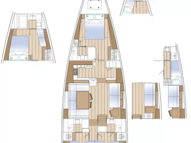 Wynajem łodzi Pirovac tanio Solaris 64 RS