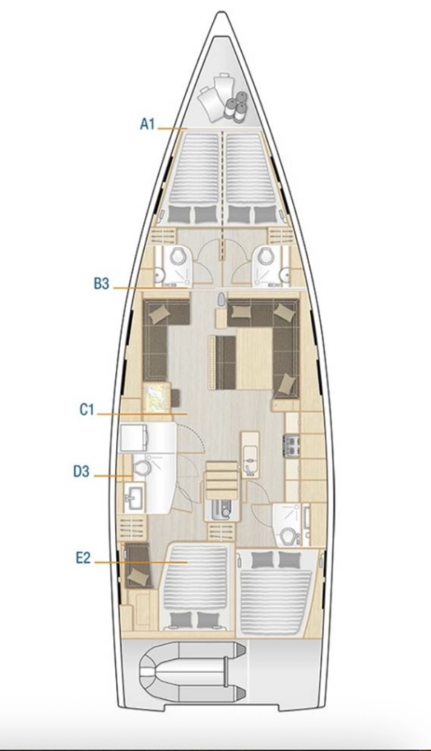 Wynajem w Donji Seget- Hanse Hanse 548 na SamBoat