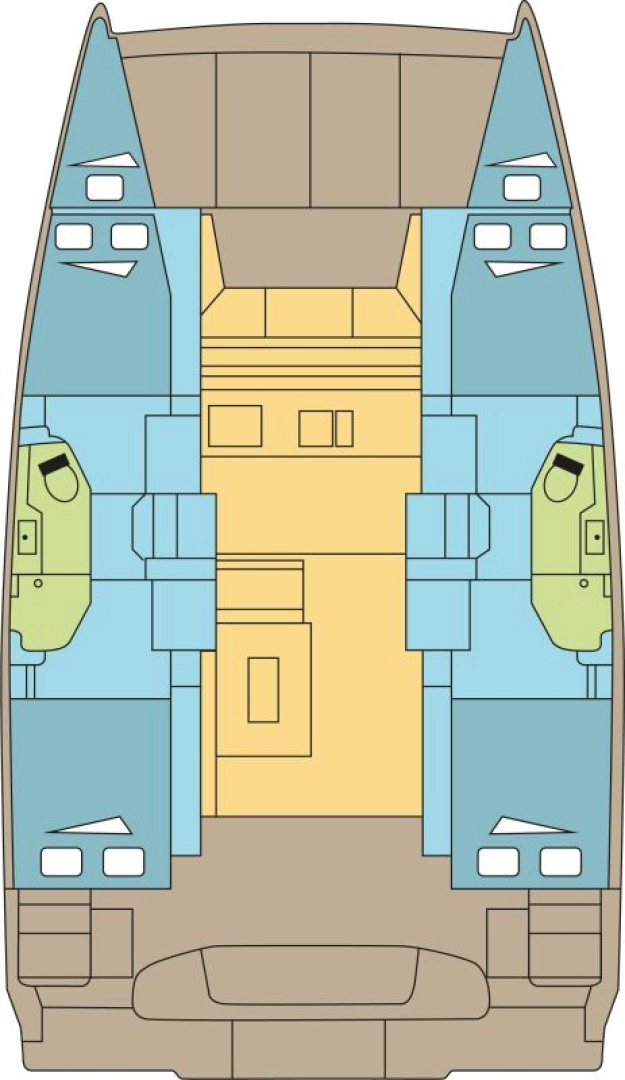 Wynajem łodzi Bali Bali Catsmart w Donji Seget na SamBoat 
