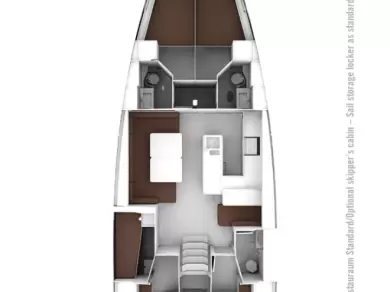 Wynajem Żaglowiec w Palma de Mallorca - Bavaria Cruiser 56
