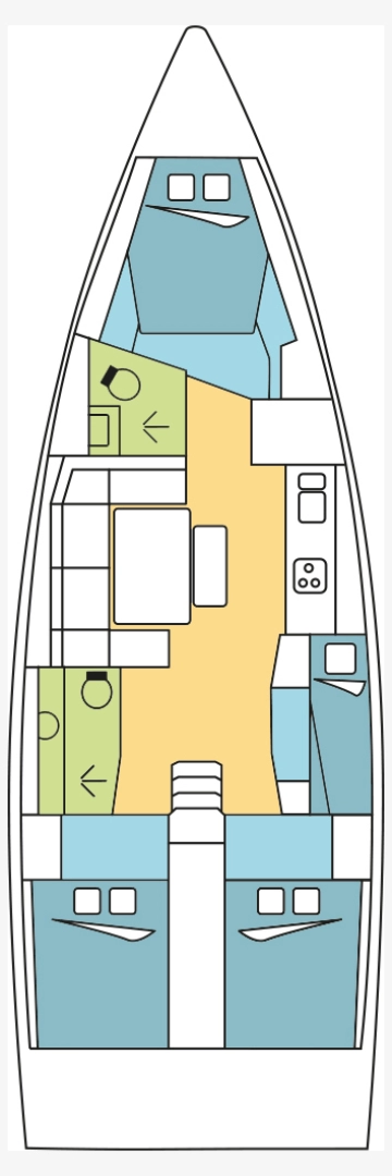 Wynajem łodzi Le Marin tanio Dufour 430 Grand Large