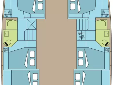 Wynajem łodzi Pozzuoli tanio Fountaine Pajot Aura 51 SMART ELECTRIC - 6 + 2 cab.