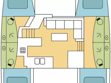 Wynajmij Katamaran z lub bez skippera Fountaine Pajot w Olbia