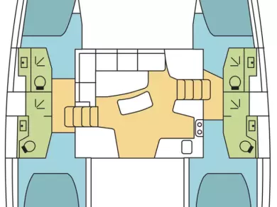 Wynajem łodzi Lefkáda tanio Lagoon 42