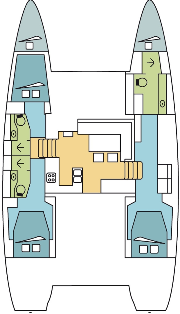 Wynajem Katamaran Lagoon z patentem 