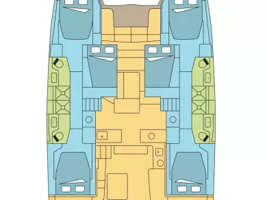 Wynajmij Katamaran z lub bez skippera Lagoon w La Paz
