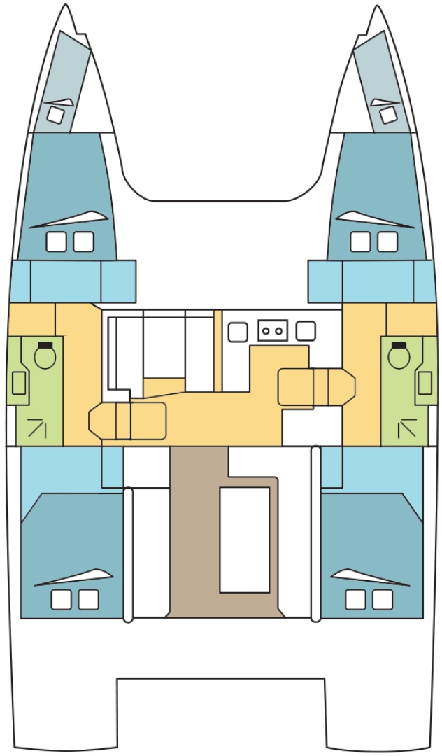 Wynajem Katamaran Nautitech z patentem 
