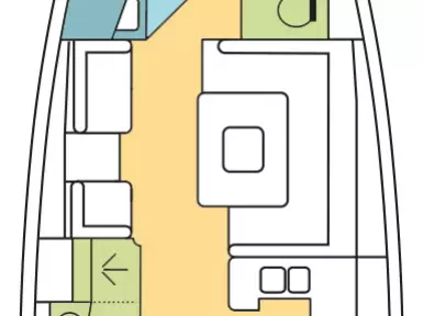 Wynajem Żaglowiec Jeanneau z patentem 