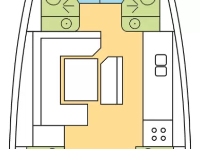 Wynajem Żaglowiec Jeanneau z patentem 
