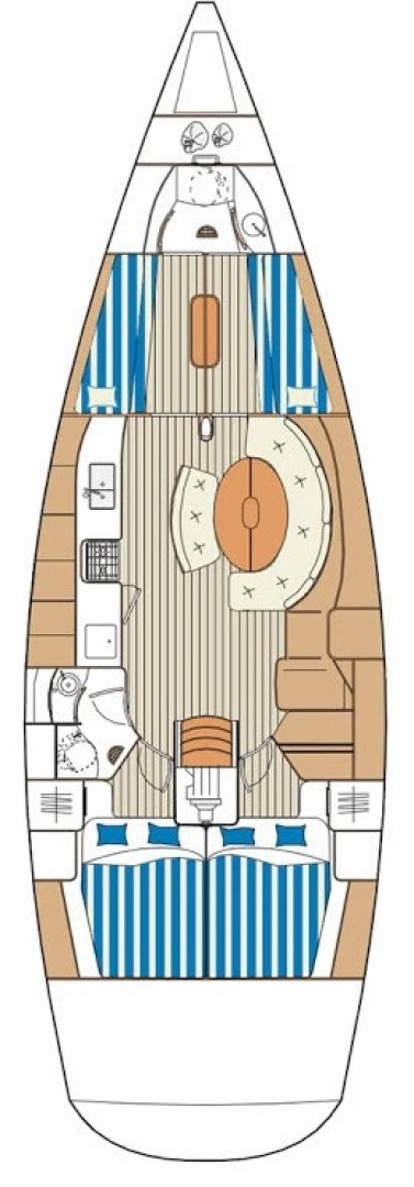 Bénéteau First 47.7 między profesjonalistami a osobami prywatnymi w Betina