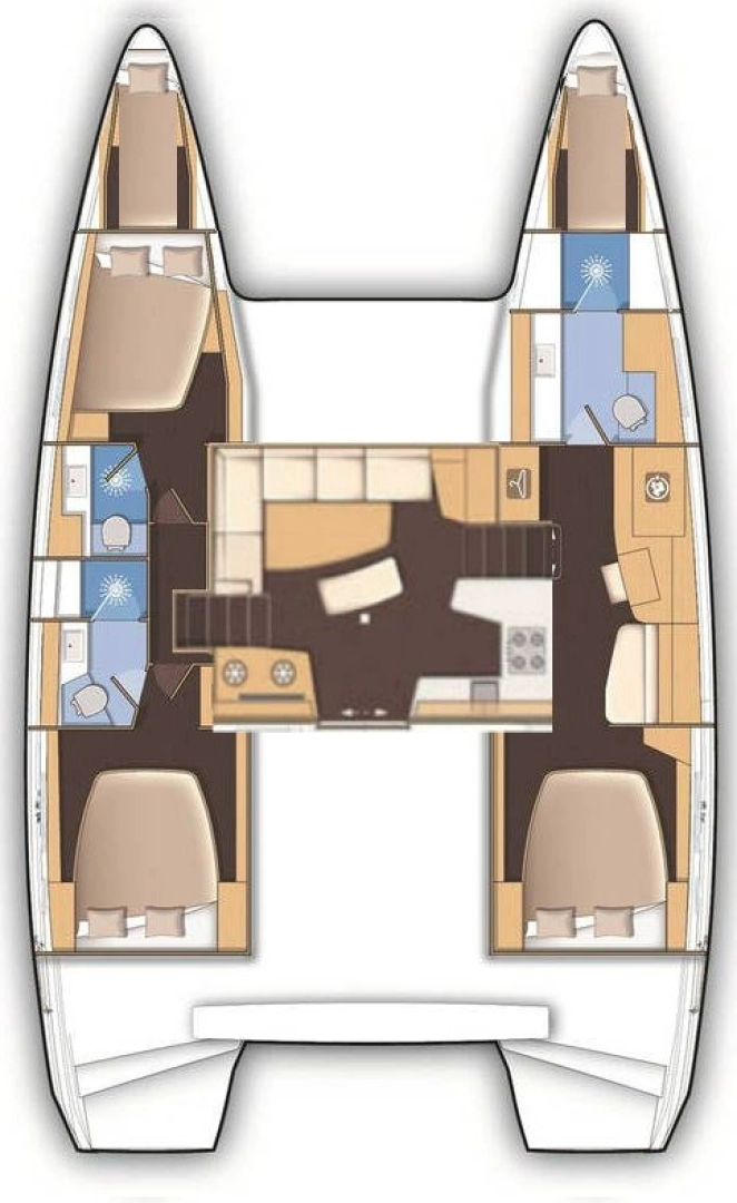 Wynajem łodzi Lagoon Lagoon 42 w Kaštela na SamBoat 