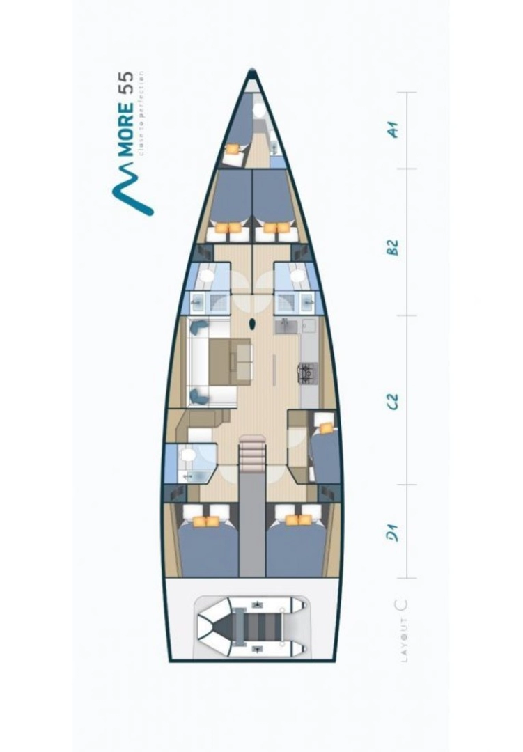 Wynajmij Żaglowiec z lub bez skippera More Boats w Kaštela