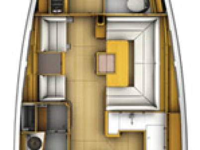 Jeanneau Sun Odyssey 409 między profesjonalistami a osobami prywatnymi w Rhodes (City)