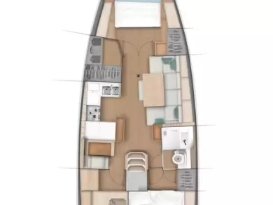 Jeanneau Sun Odyssey 440 między profesjonalistami a osobami prywatnymi w Road Town