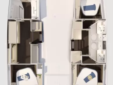 Fountaine Pajot Fountaine Pajot FP 41 Maesto 3  między profesjonalistami a osobami prywatnymi w Road Town