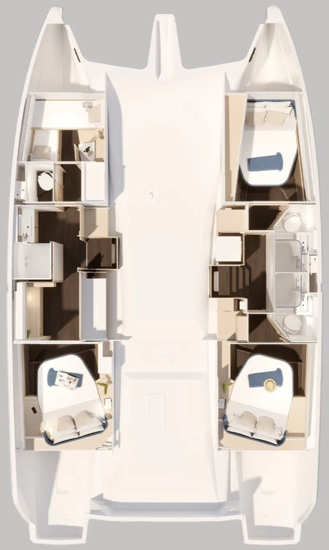 Wynajem Katamaran w Road Town - Fountaine Pajot Fountaine Pajot FP 44 Maestro - 3 cab.