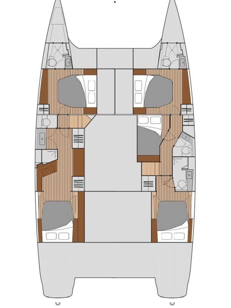 Fountaine Pajot Saba 50 między profesjonalistami a osobami prywatnymi w Frenchtown
