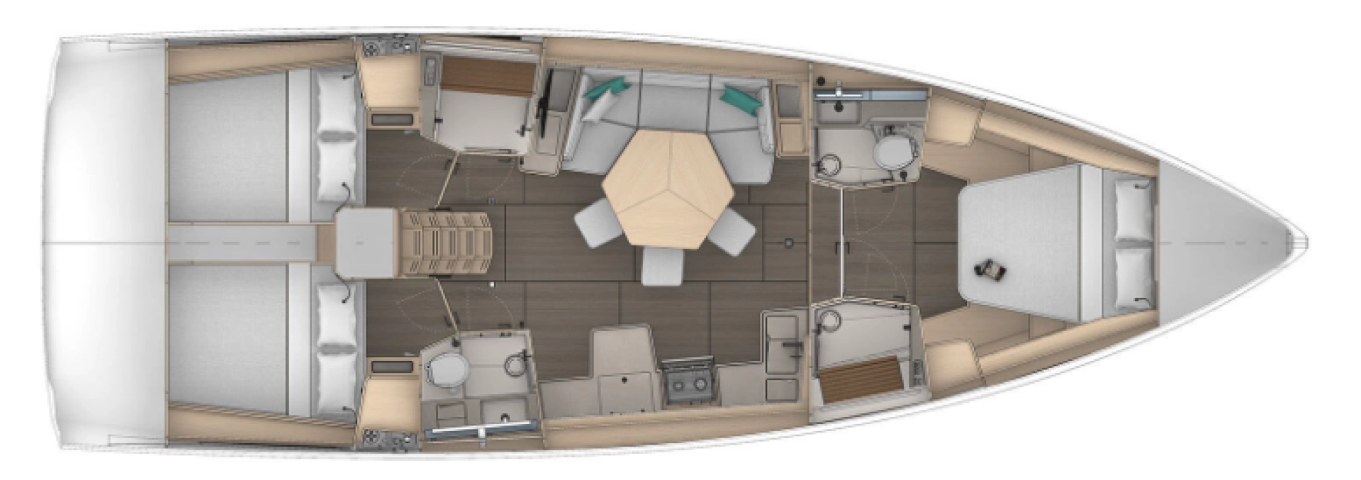 Wynajem Żaglowiec w Marsylia - Dufour Dufour 44