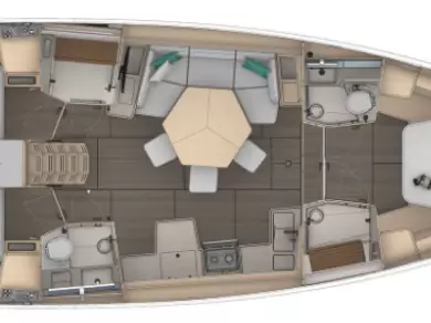 Wynajem Żaglowiec w Marsylia - Dufour Dufour 44