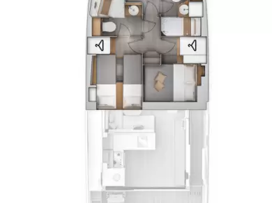 Wynajem Luksusowy jacht Bénéteau z patentem 