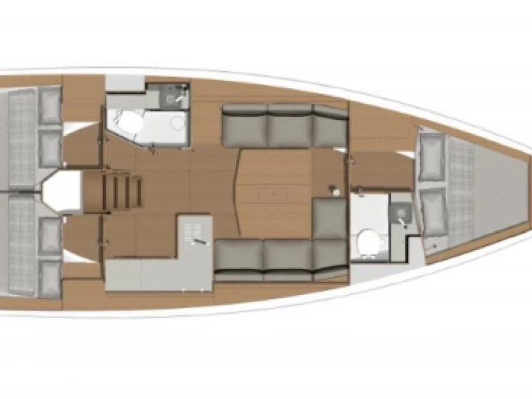Wynajem Żaglowiec Dufour z patentem 